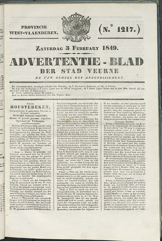 Het Advertentieblad (1825-1914) 1849-02-03