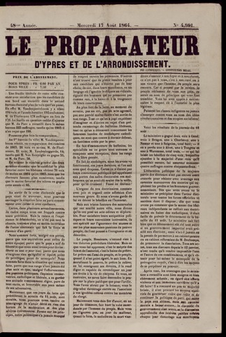 Le Propagateur (1818-1871) 1864-08-17