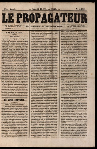 Le Propagateur (1818-1871) 1859-02-26