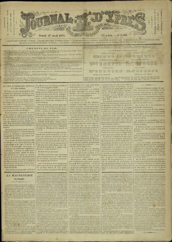 Journal d’Ypres (1874 - 1913) 1878-04-25