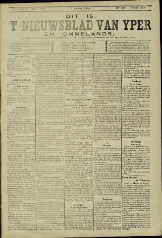 Nieuwsblad van Yperen en van het Arrondissement (1872-1912) 1903-02-07