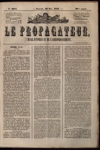 Le Propagateur (1818-1871) 1843-05-20