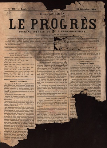 Le Progrès (1841-1914) 1883-12-20