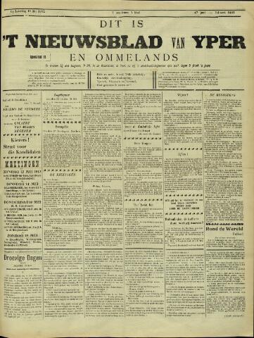 Nieuwsblad van Yperen en van het Arrondissement (1872 - 1912) 1912-05-11