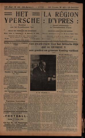 Het Ypersch nieuws (1929-1971) 1936-01-25