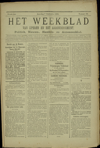 Het weekblad van Ijperen (1886-1906) 1895-09-07