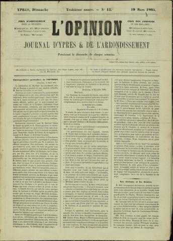 L’Opinion (1863 - 1873) 1865-03-19