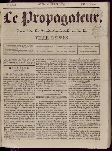 Le Propagateur (1818-1871) 1839-07-06