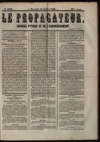 Le Propagateur (1818-1871) 1850-07-17