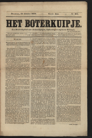 Het Boterkuipje (1846-1871) 1850-10-31
