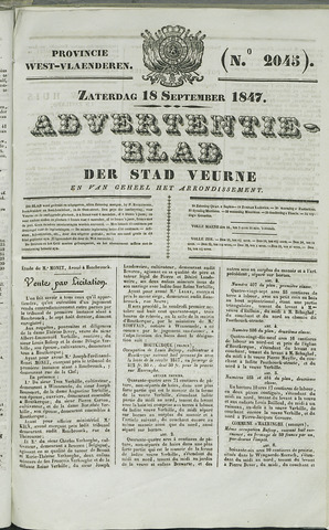Het Advertentieblad (1825-1914) 1847-09-18