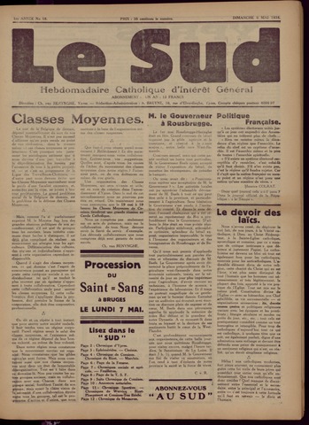 Le Sud (1934-1939) 1934-05-06