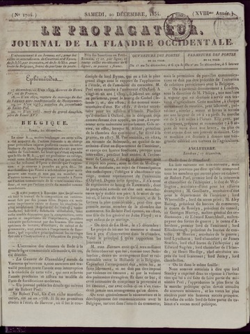 Le Propagateur (1818-1871) 1834-12-20