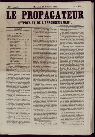 Le Propagateur (1818-1871) 1869-10-27