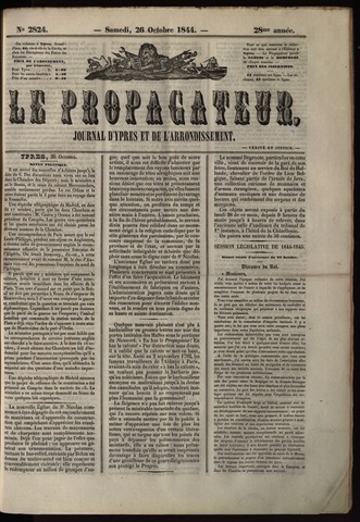 Le Propagateur (1818-1871) 1844-10-26