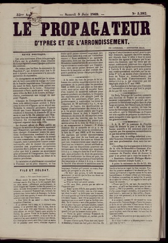 Le Propagateur (1818-1871) 1869-06-05