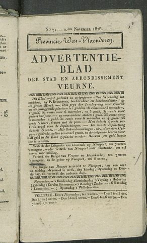 Het Advertentieblad (1825-1914) 1826-11-02