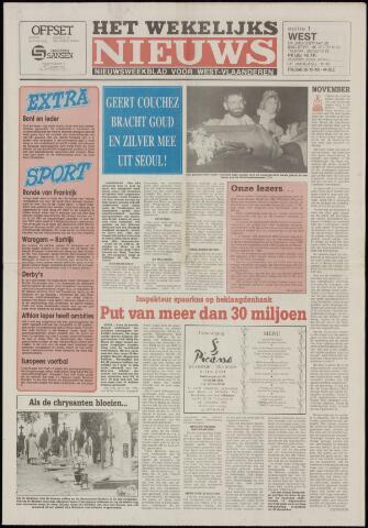 Het Wekelijks Nieuws (1946-1990) 1988-10-28