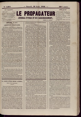 Le Propagateur (1818-1871) 1856-08-16