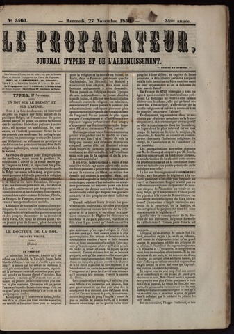 Le Propagateur (1818-1871) 1850-11-27