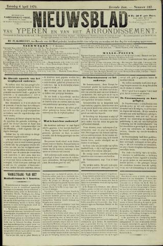 Nieuwsblad van Yperen en van het Arrondissement (1872-1912) 1872-04-06