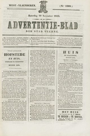 Het Advertentieblad (1825-1914) 1855-11-10