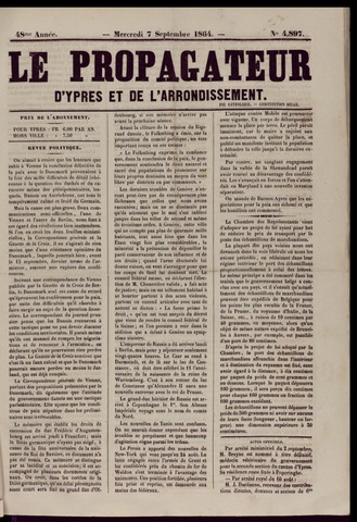 Le Propagateur (1818-1871) 1864-09-07