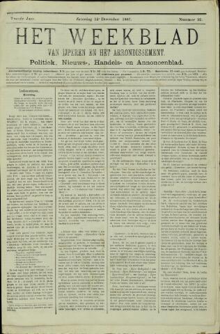 Het weekblad van Ijperen (1886-1906) 1887-12-24