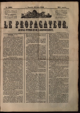 Le Propagateur (1818-1871) 1846-06-13