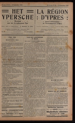 Het Ypersch nieuws (1929-1971) 1939-09-16