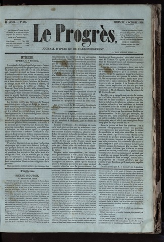 Le Progrès (1841-1914) 1846-10-04
