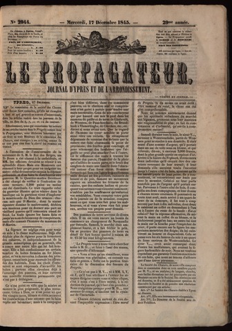 Le Propagateur (1818-1871) 1845-12-17