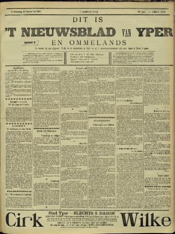 Nieuwsblad van Yperen en van het Arrondissement (1872-1912) 1911-09-15