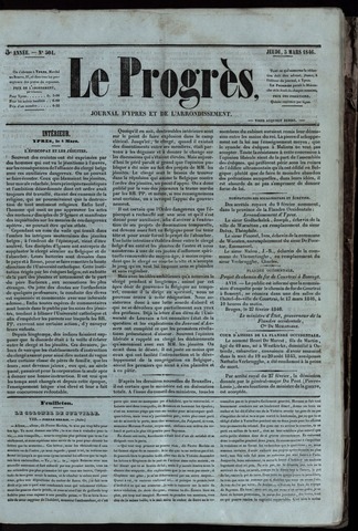 Le Progrès (1841-1914) 1846-03-05