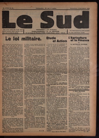 Le Sud (1934-1939) 1936-12-13