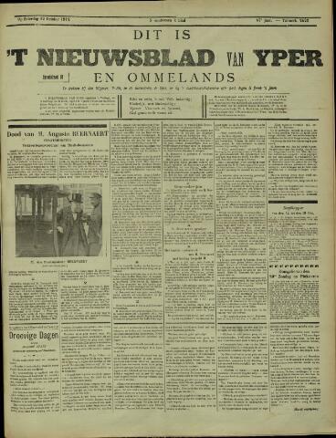 Nieuwsblad van Yperen en van het Arrondissement (1872-1912) 1912-10-12