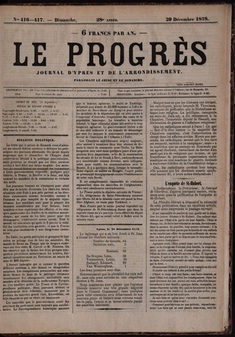 Le Progrès (1841-1914) 1878-12-29