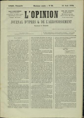 L’Opinion (1863-1873) 1870-08-14