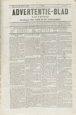 Het Advertentieblad (1825-1914) 1885-03-14