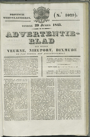 Het Advertentieblad (1825-1914) 1845-06-29