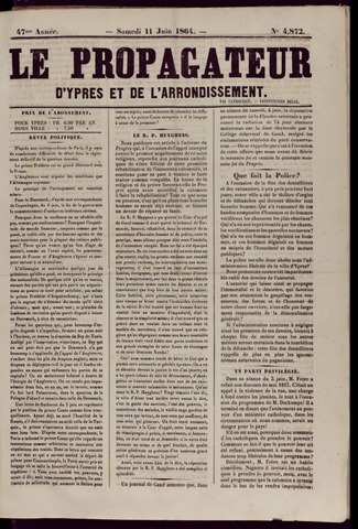 Le Propagateur (1818-1871) 1864-06-11
