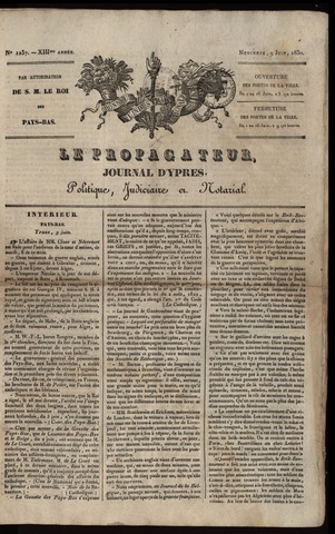 Le Propagateur (1818-1871) 1830-06-09