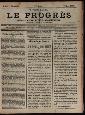 Le Progrès (1841-1914) 1896-06-28