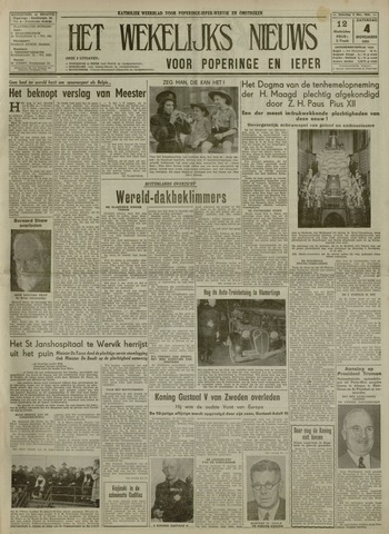 Het Wekelijks Nieuws (1946-1990) 1950-11-04
