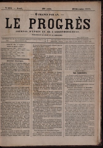 Le Progrès (1841-1914) 1878-12-19