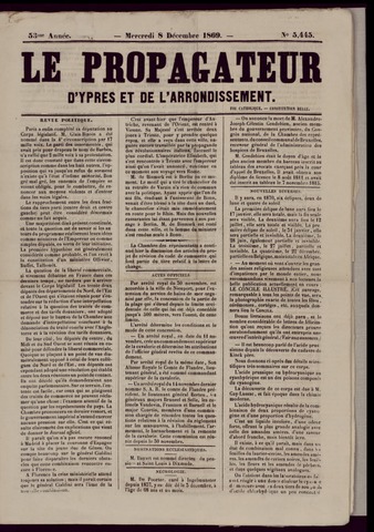 Le Propagateur (1818-1871) 1869-12-08