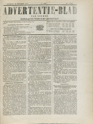 Het Advertentieblad (1825-1914) 1874-11-28