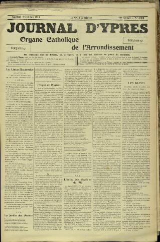Journal d’Ypres (1874-1913) 1913-10-04