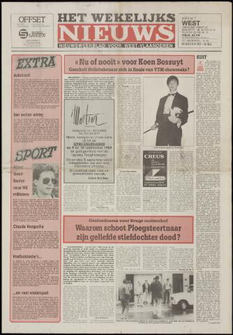 Het Wekelijks Nieuws (1946-1990) 1989-09-08
