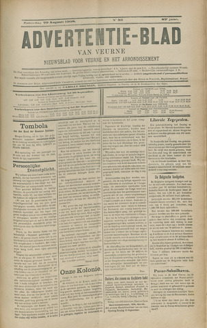 Het Advertentieblad (1825-1914) 1908-08-29